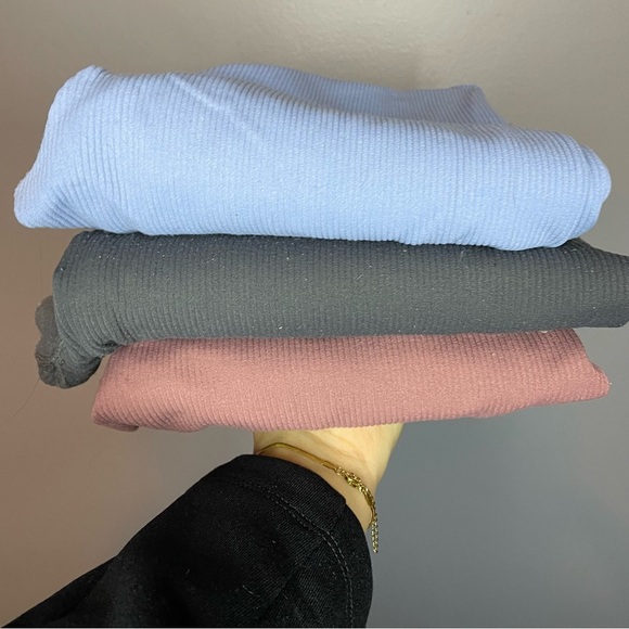 Abercrombie & Fitch Bundle of 3 Ribbed Soft AF Leggings size Large - Picture 1 of 11